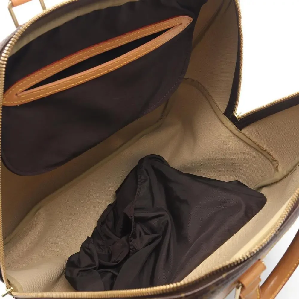 LOUIS VUITTON Brown Monogram Leather Boston Bag - Picture 3 of 10